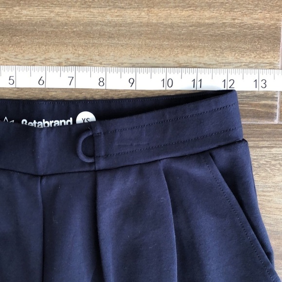 Betabrand Skinny Leg Soho Joggers in Navy Blue, XS - Picture 3 of 14